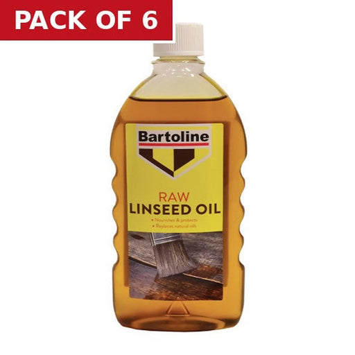 Centurion Bartoline Raw Linseed Oil, 500ml - Pack of 6