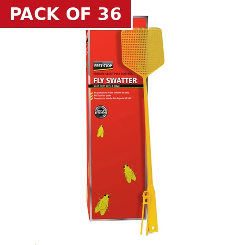 Centurion Pest-Stop Big Head Fly Swat - Pack of 36