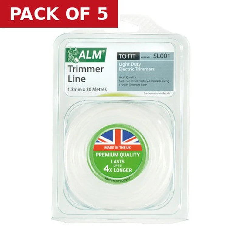 Centurion Trimmer Line, 1.3mm x 30m (SL001) - Pack of 5