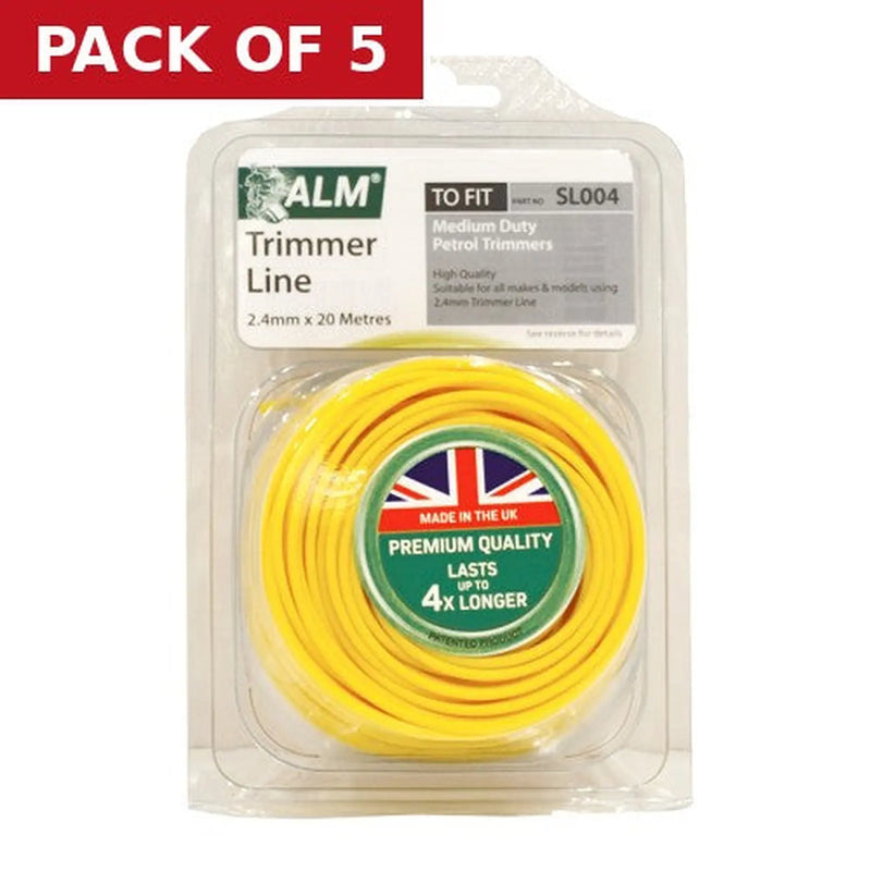 Centurion Trimmer Line, 2.4mm x 20m (SL004) - Pack of 5