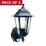Centurion Outside Lantern Wall Light with PIR Sensor - Pack of 4
