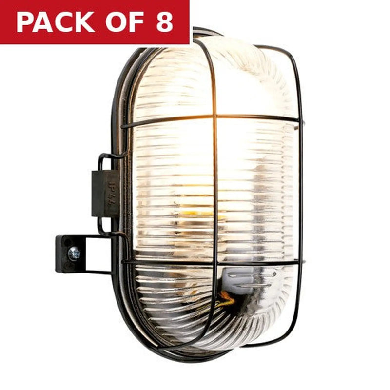 Centurion Oval Bulkhead Outdoor Light - Pack of 8