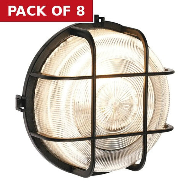 Centurion Round Bulkhead Outdoor Light - Pack of 8