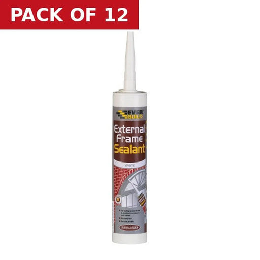 Centurion Everbuild External Frame Sealant White (290ml) - Pack of 12