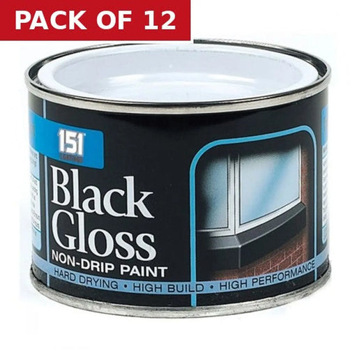 Centurion 151 Paint, Black Gloss (180ml) - Pack of 12