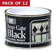 Centurion 151 Specialist Paint, Iron Gate Black Gloss (180ml) - Pack of 12