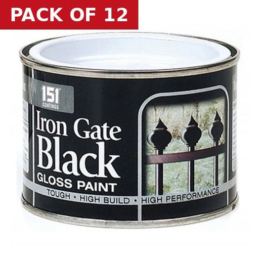 Centurion 151 Specialist Paint, Iron Gate Black Gloss (180ml) - Pack of 12