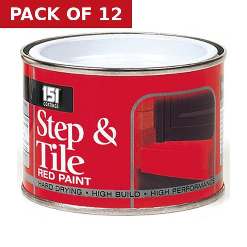 Centurion 151 Specialist Paint, Step & Tile Red (180ml) - Pack of 12