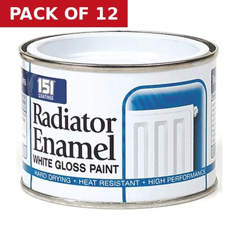 Centurion 151 Specialist Paint, Radiator Enamel Gloss (180ml) - Pack of 12