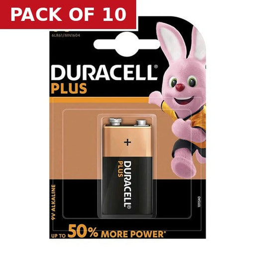Centurion Duracell 9v Batteries, Single - Pack of 10