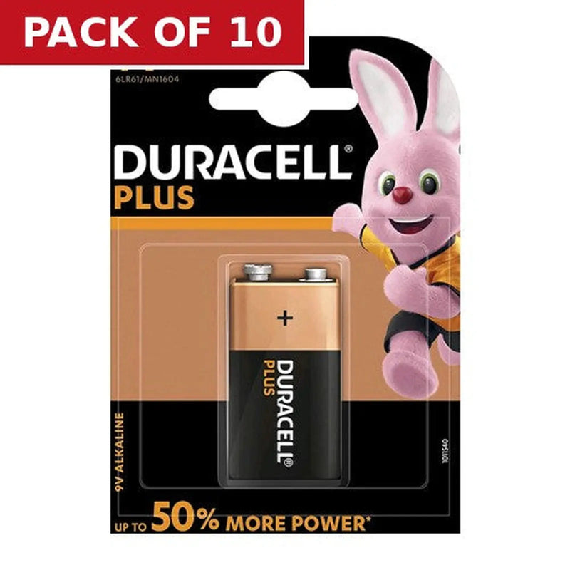 Centurion Duracell 9v Batteries, Single - Pack of 10