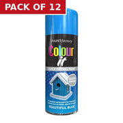 Centurion Paint Factory Colour It Gloss Paint, Mid Blue (400ml) - Pack of 12