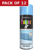 Centurion Paint Factory Colour It Gloss Paint, Sky Blue (400ml) - Pack of 12