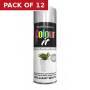 Centurion Paint Factory Colour It Gloss Paint, White (400ml) - Pack of 12