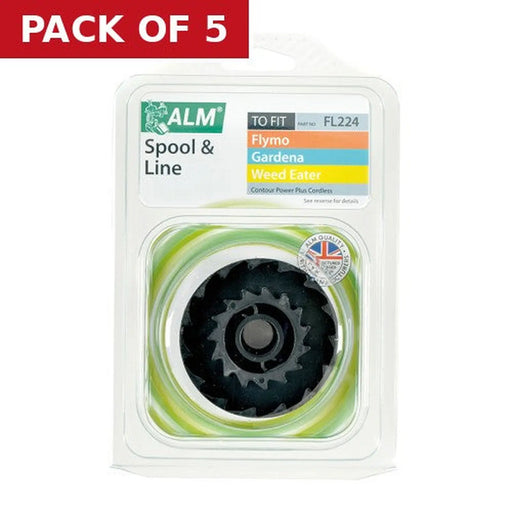 Centurion Strimmer Spool & Lines, 1.5mm x 10m, (FL224) - Pack of 5