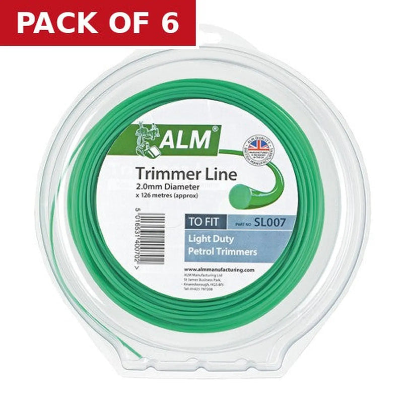 Centurion Trimmer Line Trade Pack, 2mm x 122m (SL007) - Pack of 6