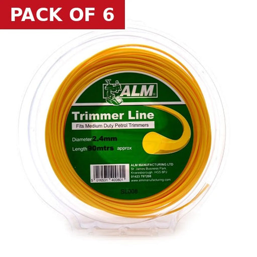 Centurion Trimmer Line Trade Pack, 2.4mm x 85m (SL008) - Pack of 6