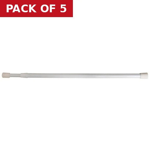 Centurion Renaissance White Twist Tension Rods 40-61cm - Pack of 5