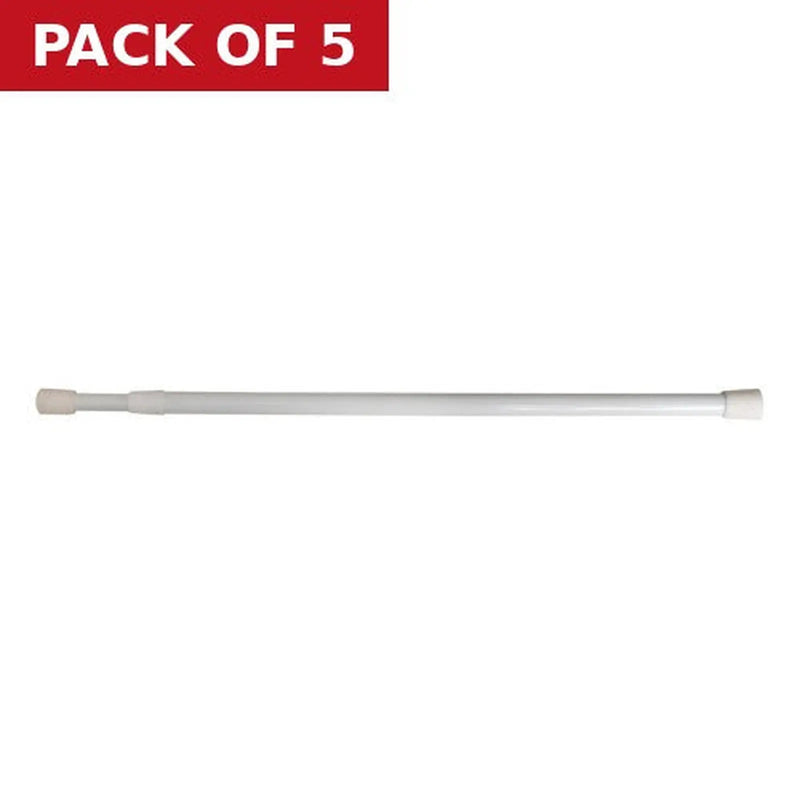 Centurion Renaissance White Twist Tension Rods 160-250cm - Pack of 5