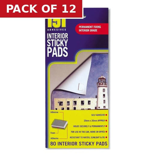 Centurion Interior Sticky Pads - Pack of 12
