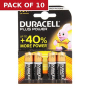 Centurion Duracell AA Batteries, 4 Pack - Pack of 10