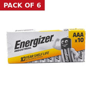 Centurion AAA Industrial Alkaline Batteries, 10 Pack - Pack of 6