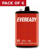 Centurion Eveready Zinc PJ996 6V Battery, Single - Pack of 6