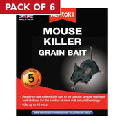 Centurion Rentokil - Mouse Killer Grain Bait - 5 Sachet - Pack of 6