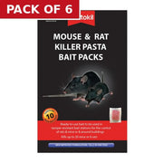 Centurion Rentokil - Mouse & Rat Killer Pasta Bait Packs - 10 Sachet - Pack of 6