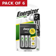 Centurion Energiser Battery Charger + 4 AA 1300mAh Batteries - Pack of 6