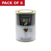 Centurion Colour It Gloss Paint - White - Pack of 6