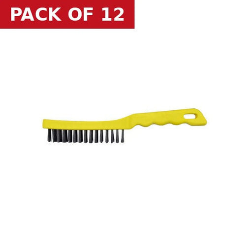 Centurion Wire Brush, Plastic 4 Row - Pack of 12