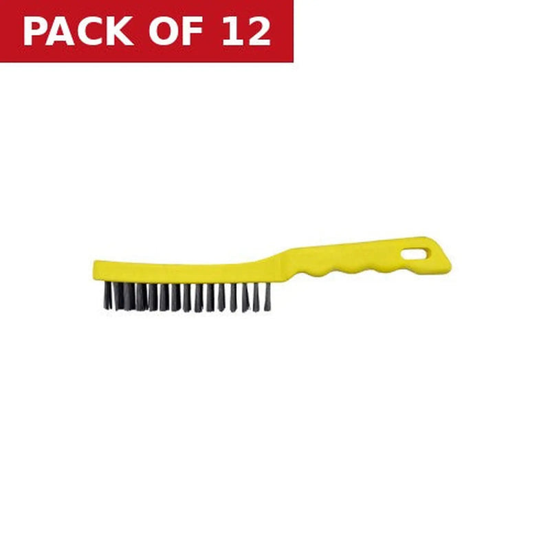 Centurion Wire Brush, Plastic 4 Row - Pack of 12