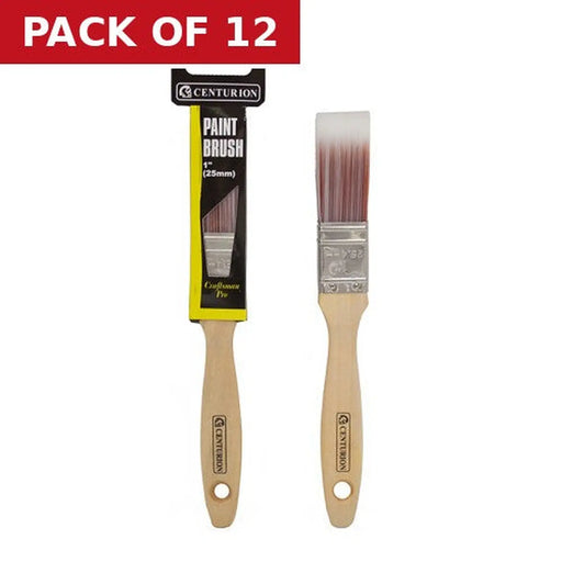 Centurion Craftsman Pro Paint Brush, 25mm / 1" - Pack of 12