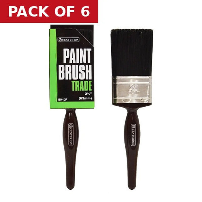 Centurion Trade Paint Brush, 63mm / 2½" - Pack of 6