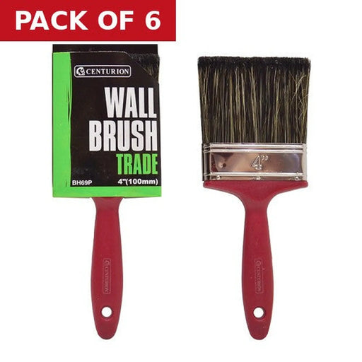 Centurion Trade Wall Brush, 100mm / 4" - Pack of 6