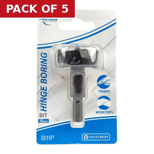 Centurion Protask Hinge Boring Bits (35mm) - Pack of 5