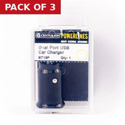 Centurion USB Dual Charger Port - Pack of 3