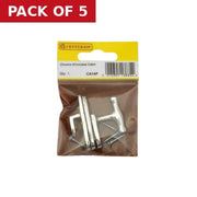Centurion 40mm CP Solid Brass Showcase Catch - Pack of 5