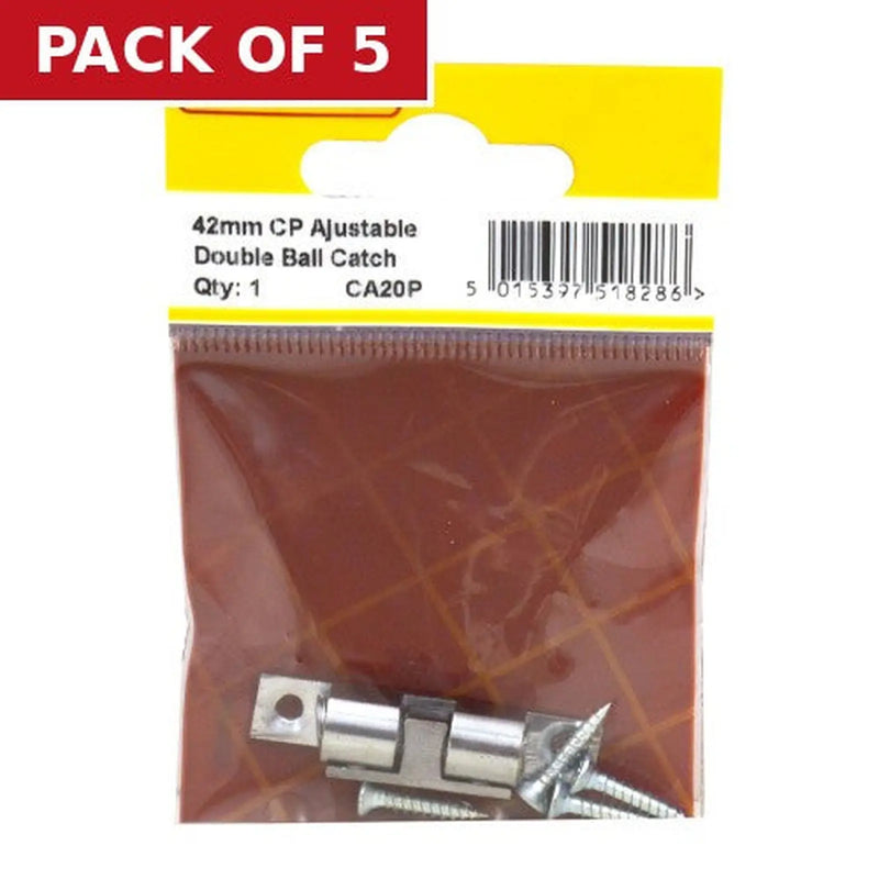 Centurion 42mm CP Adj Double Ball Catch - Pack of 5