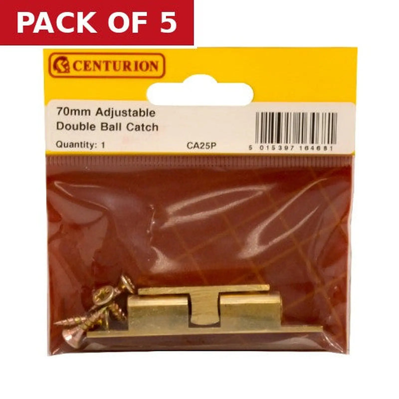 Centurion 70mm Adjustable Double Ball Catch - Pack of 5