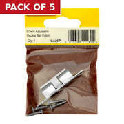 Centurion 50mm CP Adj Double Ball Catch - Pack of 5