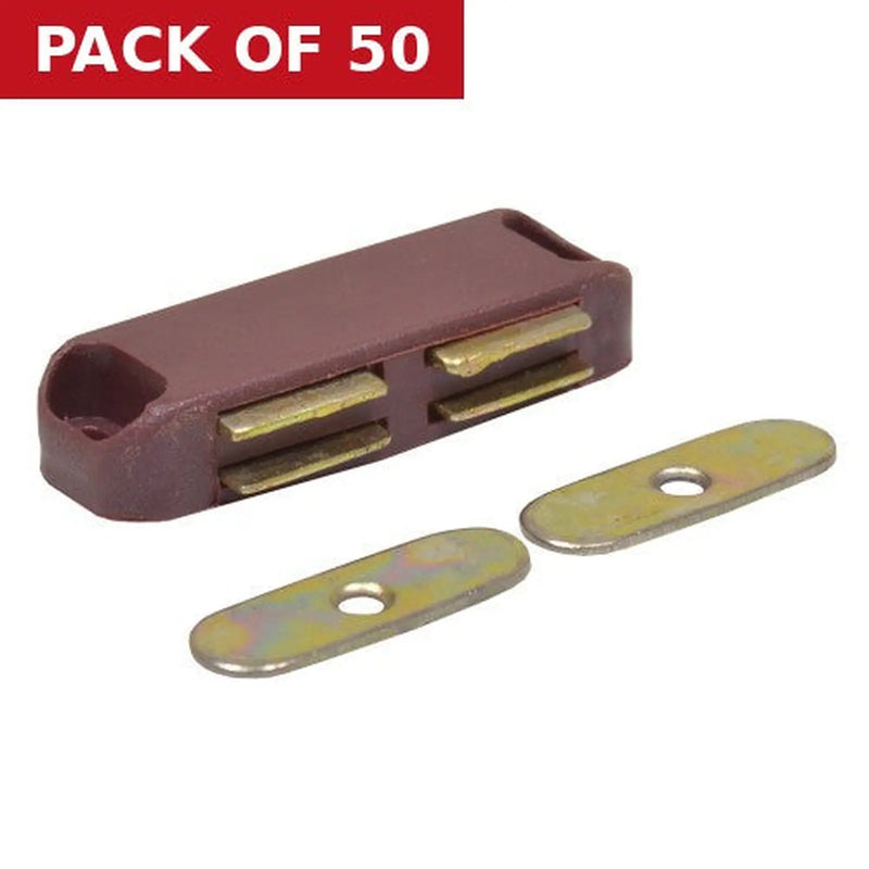 Centurion 70mm Brown Twin Magnetic Catch - Pack of 50
