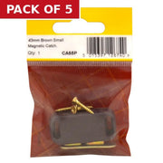 Centurion 43mm Brown Small Magnetic Catch - Pack of 5