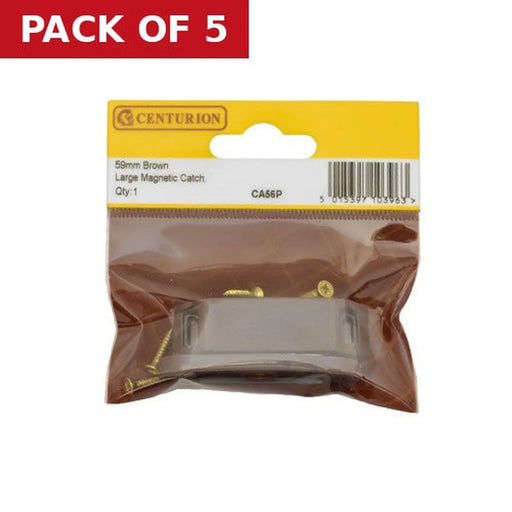 Centurion 59mm Brown Large Magnetic Catch - Pack of 5
