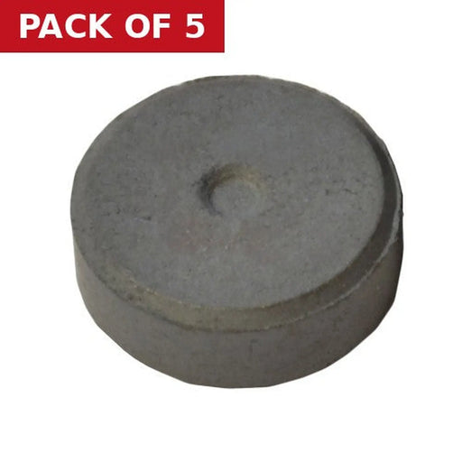 Centurion 14mm Diameter x 5mm Isotropic Ferrite  Magnet (Pack of 4) - Pack of 5