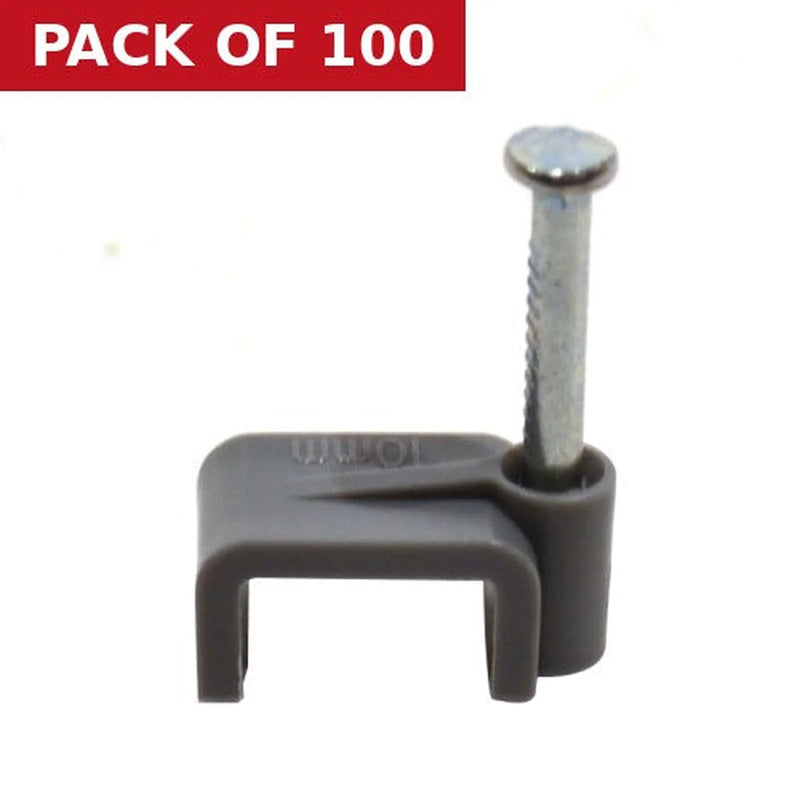 Centurion Grey Cable Clips 2.5mm - Pack of 100
