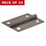 Centurion Steel Butt Hinges, 50mm - Pack of 10