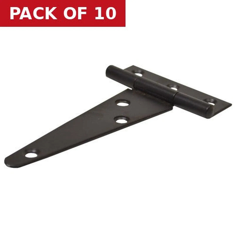 Centurion Light Tee Hinges, Epoxy Black, 102mm, Loose - Pack of 10