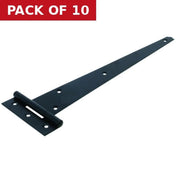 Centurion 300mm (12") Light Black Japanned Tee Hinge  (1 pair) - Pack of 10